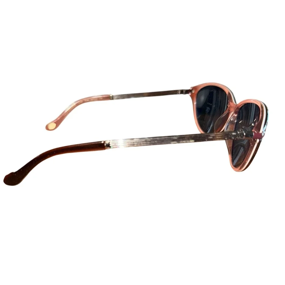 Lulu Guinness Sunglasses Cat Eye Tortoiseshell Pink Lip Motif Designer Whimsical